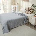 Axyaa 6-Layer Boho Cotton Muslin Throw Blanket - Lightweight & Breathable