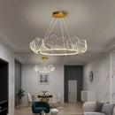Axyaa LED Lotus Leaf Ceiling Chandelier for Home Decor and Light Fixtures