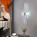 Axyaa LED Wall Sconce Lights: Creative Bedroom Living Room Aluminum Wall Lamps