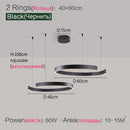 Axyaa Modern Round LED Chandelier Ring Light for Living, Dining, Bedroom, Kitchen