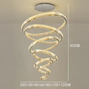 Axyaa Nordic Stair Chandelier Pendant Light for Living Room & Dining Room