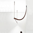 Axyaa Modern Leather Belt Chandelier Pendant Light for Home and Bar Decor