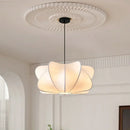 Axyaa Silk E27 LED Pendant Light: Modern Dining & Bedroom Chandelier Droplight