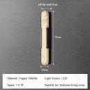 Axyaa Marble Wall Lamp: Modern Minimalist, Luxury Living Room & Bedroom Light