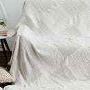 Axyaa Knitted Sofa Blanket with Tassel - Versatile Spring/Autumn Throw