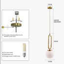 Axyaa Glass Ball Pendant Lights: Modern Nordic Chandeliers for Dining Room, Bedroom, and Kitchen