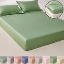 Axyaa Luxury 800TC Egyptian Cotton Bed Sheet Set, Ultra Soft Solid 3-Piece Kit