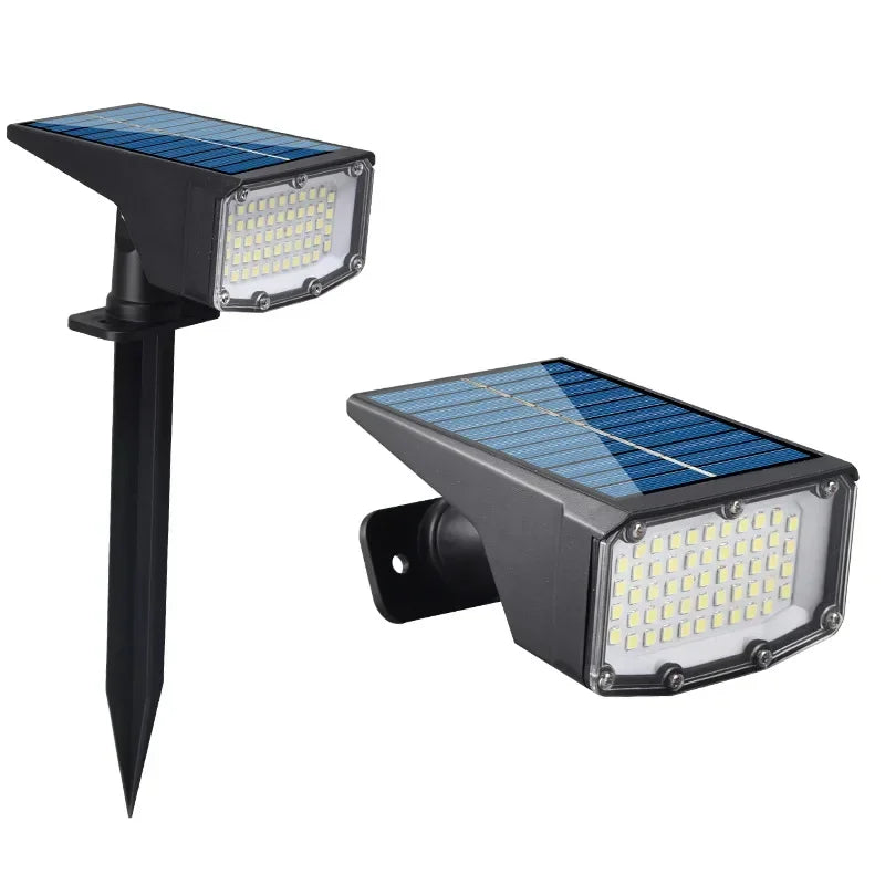 Axyaa Solar Spotlight 53LED Adjustable Outdoor Landscape Wall Light IP65 Waterproof
