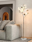Axyaa European Style Ginkgo Leaf Art Floor Lamp for Home and Office