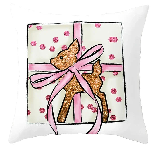 Axyaa Christmas Decorative Pillow Cover 45X45CM