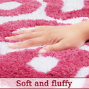 Axyaa Cute Microfiber Bath Mat - Slip-Resistant & Washable Funny Shower Rug