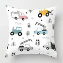 Axyaa White Plush Cushion Cover for Sofa Bedroom Living Room Decor