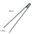 Axyaa Silicone Tongs: Non-Slip Long Handle Cooking Clip for Home Kitchen