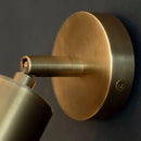 Axya Copper Rocker Arm Wall Light with Adjustable Angle for Master Bedroom