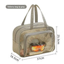 Axyaa Travel Toiletry Storage Bag: Portable PVC Organizer for Cosmetics, Toiletries & Makeup