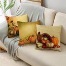 Axyaa Harvest Pumpkin Farm Throw Pillowcase for Home Decor