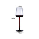 Axyaa High Feet Wine Goblet Set - Elegant Glass Drinkware for Bars & Restaurants