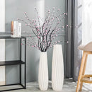 Axyaa 24" Ceramic Tall Floor Vase: Modern Home Decor for Living Room, Bedroom