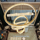 Axyaa Crystal Chandeliers & Staircase Lighting - Modern Villa & Living Room Fixtures