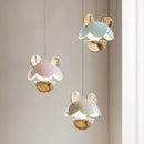 Axyaa LED Children's Room Pendant Light: Creative Girl Bedroom Hanging Lamp