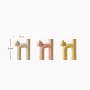 Axyaa Cathead Tube Vase: Cute Cat Design for Flower Arrangement and Home Decoration