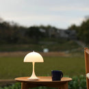 Axyaa Mushroom LED Table Lamps - 3 Color Dimming, Rechargeable Night Light
