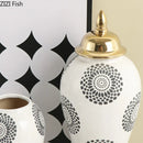 Axyaa Large Ceramic Vase for Flower Arrangement and Hydroponic Displays