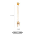 Axyaa Stainless Steel Cartoon Cutlery Set - Spoon Fork Dessert Ice Cream Coffee Cake Fork
