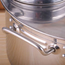 Axya Stainless Steel Steamer for Big Large Round Stuffed Bun Cooking