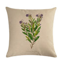 Axyaa Plant Print Embrace Pillowcase 45*45cm
