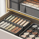 Axyaa Clothing Drawer Organizer Set for Underwear, Socks, Bras & More