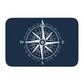 Axyaa Nautical Compass Anchor Rudder Printed Small Non-slip Doormat