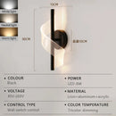 Axyaa Nordic LED Wall Lamp: Modern Indoor Lighting for Home Bedroom, Living Room, Luxurious Decor