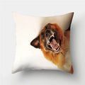 Axyaa Pug Dog Print Cushion Cover Throw Pillow for Sofa Living Room Decor