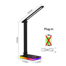 Axyaa LED Desk Lamp: Foldable, 3 Dimmable Levels, Touch Control, Eye Protection
