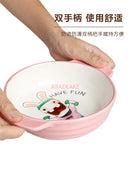 Axyaa Children's Ceramic Rice Bowl with Two Ears