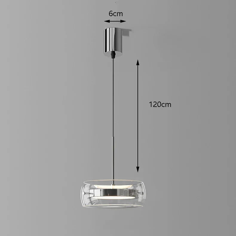 Axyaa Ring LED Pendant Light Chandelier for Modern Living and Dining Room