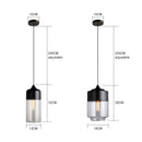 Axyaa Glass Chandelier Pendant Lights for Home Dining Kitchen Decor