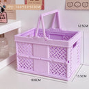 Axyaa Desktop Cartoon Storage Basket Organizer - Kawaii & Portable Solution