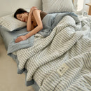 Axyaa Premium Jacquard Cotton Summer Quilt - Soya Fiber Filling - Soft & Skin-Friendly