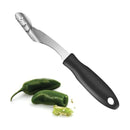 Axyaa Pepper Corer Tool with Serrated Edge Cutter Knife Kitchen Utensil
