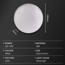 Axyaa LED Ceiling Light: Waterproof Round Fixture for Modern Bathroom, Bedroom, Kitchen & More
