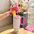 Axyaa 750ml Thermal Water Bottle Stainless Steel Filter Straw Sport Tumbler Thermostat