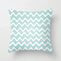 Axyaa Mint Green Geometric Print Lumbar Pillowcase