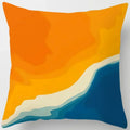 Axyaa Floral Leaves Pattern Cushion Cover for Modern Living Room