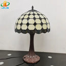 Axyaa Glass Desk Lamp: European Minimalist Style, Antique Decorative Metal Holder