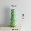 Axyaa Geometric Glass Vase Terrarium Pebble Stack Floral Arrangement Home Decor
