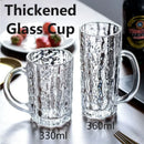 Axyaa Glass Beer & Whiskey Cups Set - Stylish Drinkware for Home and Parties