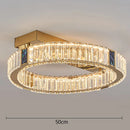 Axyaa Crystal Chandelier | Luxury Living Room Pendant Light | Bedroom Ceiling Lamp