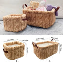 Axyaa Plush Toy & Underwear Organizer: Soft, Cute Storage Box for Home Décor